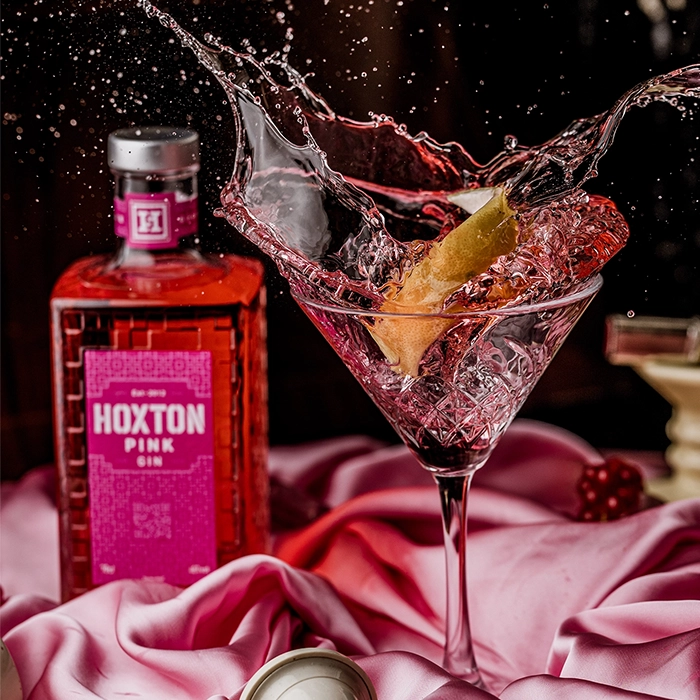 Pink Gin Cocktail Splash